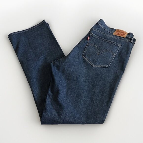 Levi's Classic Bootcut Jeans Women's Size 14 Dark Wash 32x32 - Picture 2 of 7